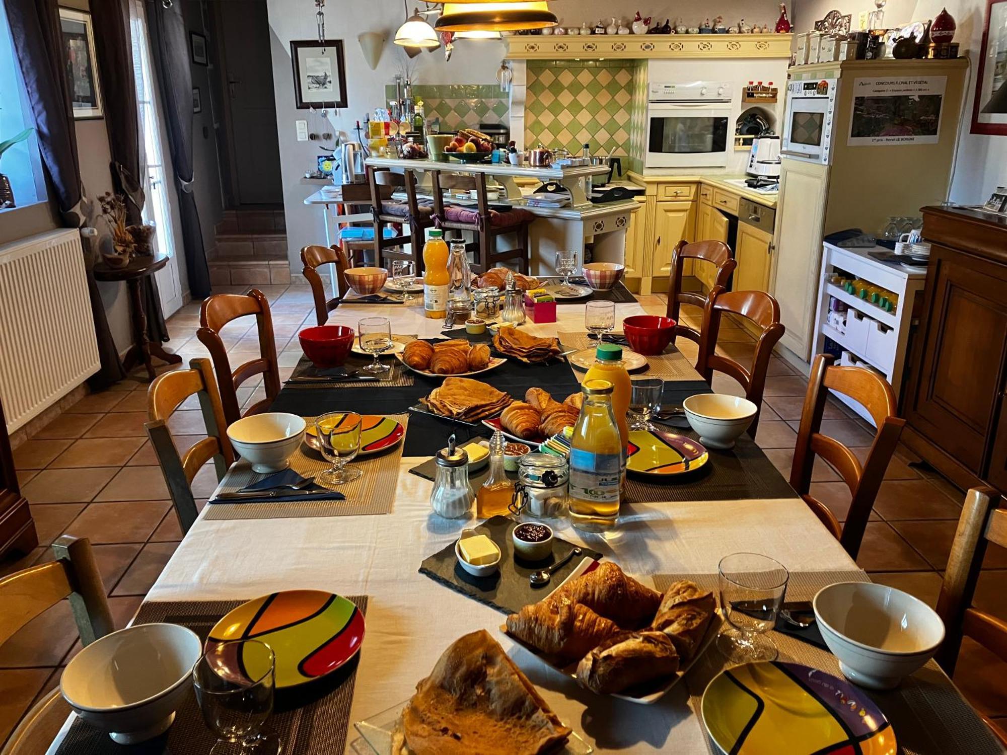 奥迪耶纳La Ferme De Kerivoas住宿加早餐旅馆 外观 照片