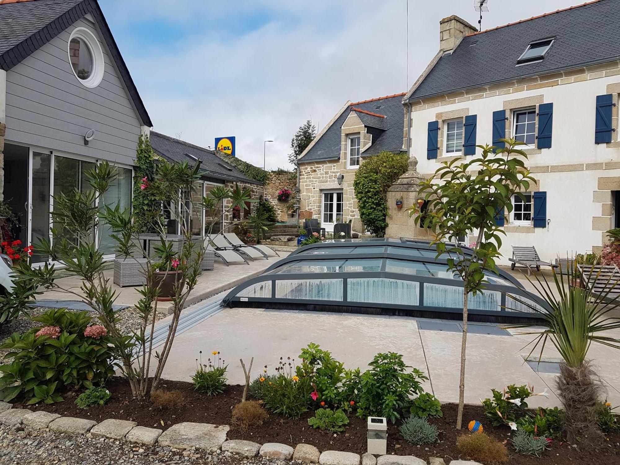 奥迪耶纳La Ferme De Kerivoas住宿加早餐旅馆 外观 照片